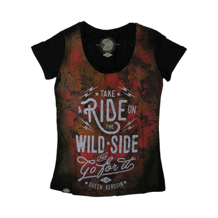 QUEEN KEROSIN WILD SIDE T-SHIRT