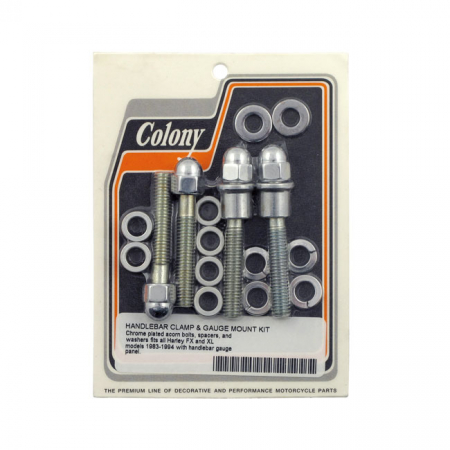 COLONY HANDLEBAR CLAMP & GAUGE MOUNT KIT