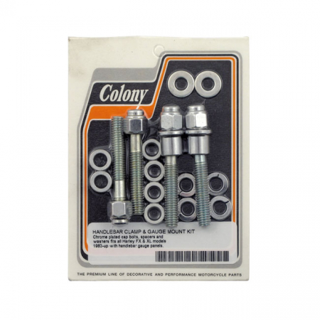 COLONY HANDLEBAR CLAMP & GAUGE MOUNT KIT