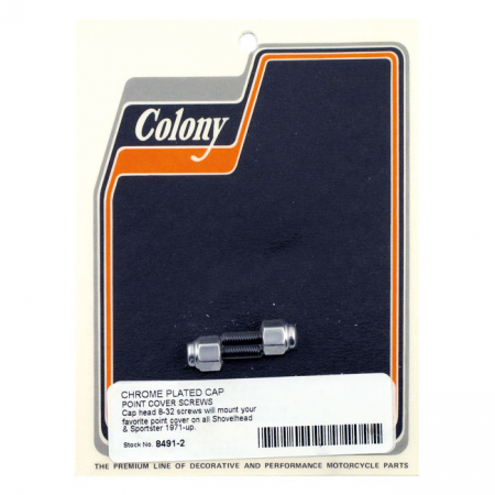 COLONY, POINT COVER MOUNT KIT. CAP STYLE, CHROME