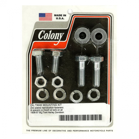 COLONY, OIL TANK MOUNT KIT. ZINC