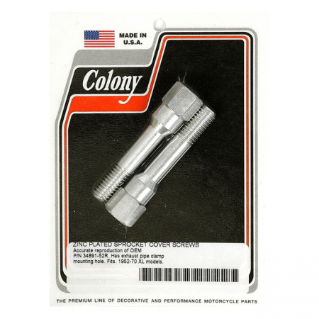 COLONY, SPROCKET COVER MOUNT KIT. ZINC