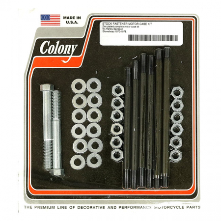 COLONY CRANKCASE BOLT KIT