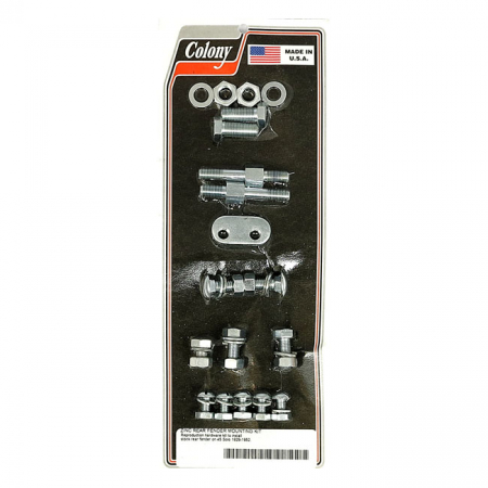 COLONY, REAR FENDER MOUNT KIT. ZINC