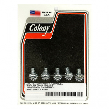 COLONY STAR HUB SCREWS & WASHER SET