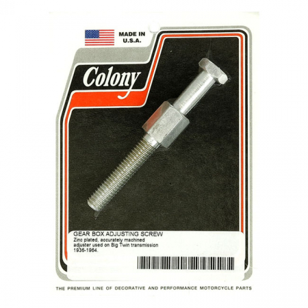 COLONY, TRANSMISSION ADJUSTER BOLT. ZINC