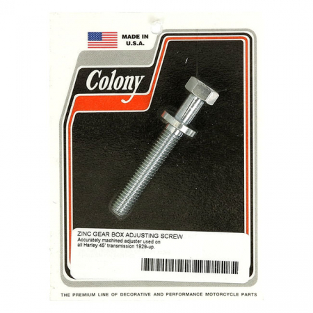 COLONY, TRANSMISSION ADJUSTER BOLT. ZINC