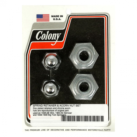 COLONY SPRINGER RETAINER & TOP NUT SET