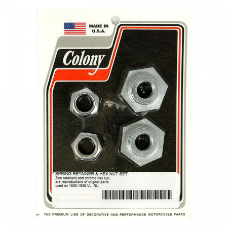 COLONY SPRINGER RETAINERS & HEX NUT SET