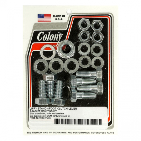 COLONY JIFFY & FOOT CLUTCH MOUNT KIT