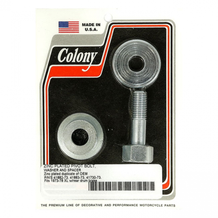 COLONY BRAKE ANCHOR PIVOT BOLT KIT