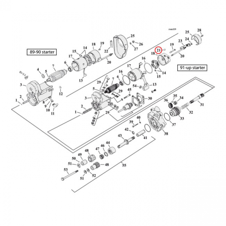 DRAIN VENT, STARTER MOTOR