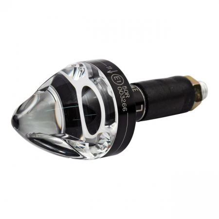 M-BLAZE CONE IN-BAR TURN SIGNALS BLACK