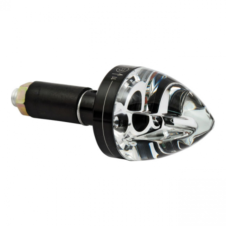 M-BLAZE CONE IN-BAR TURN SIGNALS BLACK