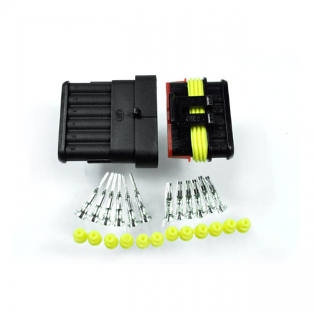 MOTOGADGET, SUPER SEAL AMP STYLE CONNECTOR KIT. 6-PINS