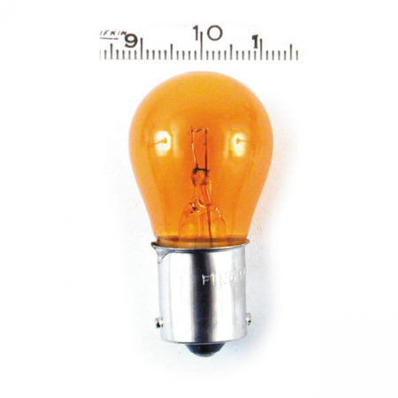 POLTTIMO, ORANSSI 1-LANKA. LIGHTBULB TURN SIGNAL, SINGLE FIL. AMBER