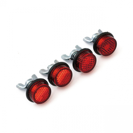 CHRIS PRODUCTS, MINI SAFETY REFLECTOR. RED