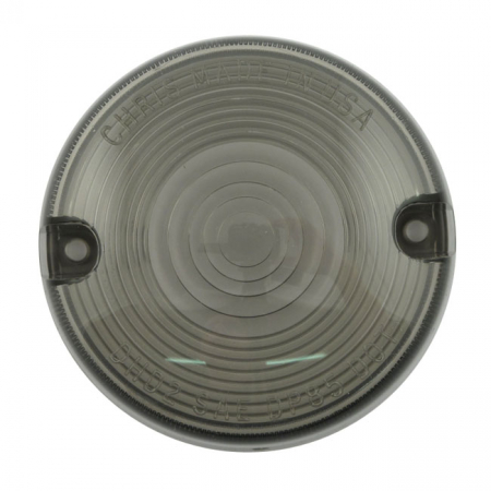 CHRIS TURN SIGNAL REPLACEMENT LENS,SMOKE