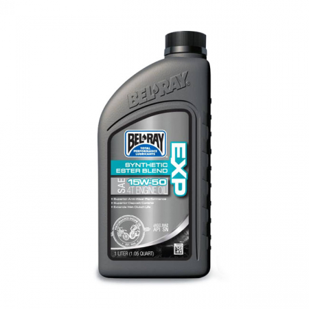 BEL-RAY, EXP SEMI-SYNTHETIC MOTOR OIL 15W-50. 1L