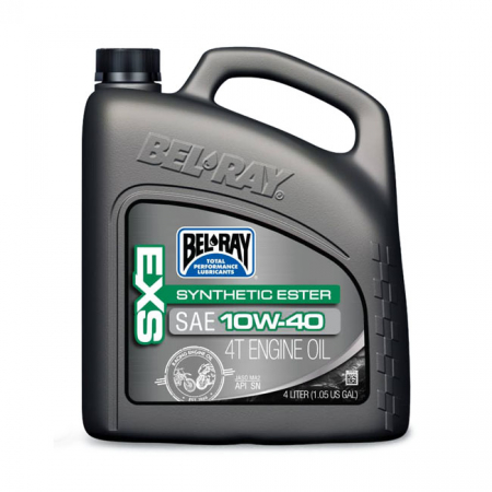 BEL-RAY, EXS FULL SYNTHETIC ESTER 4T ENGINE OIL 10W-40. 4L