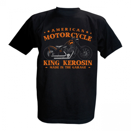 KING KEROSIN AMERICAN M/C T-SHIRT, S