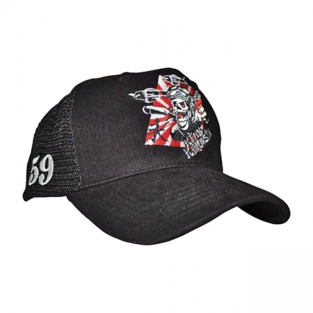 KING KEROSIN TRUCKER CAP, JAPANESE SKULL