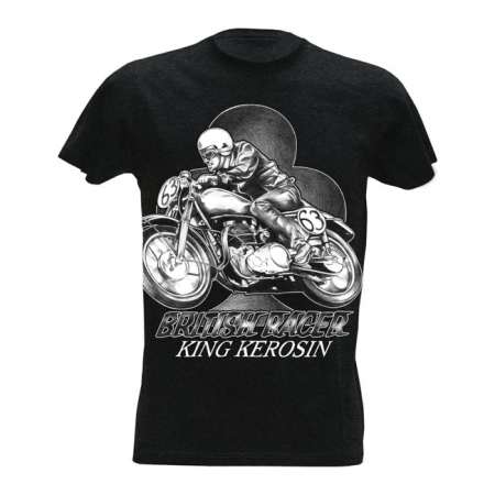 KING KEROSIN BRITISH RACER T-SHIRT,S