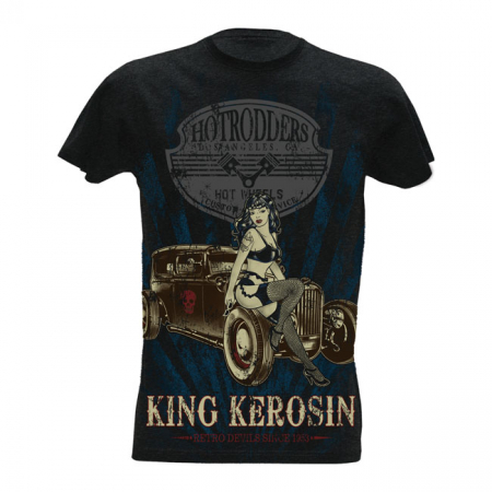 KING KEROSIN HOTRODDERS T-SHIRT,S