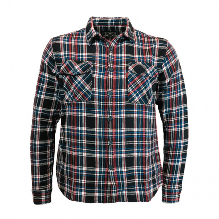 13 1/2 WOODLAND CHECK SHIRT NAVY/RED