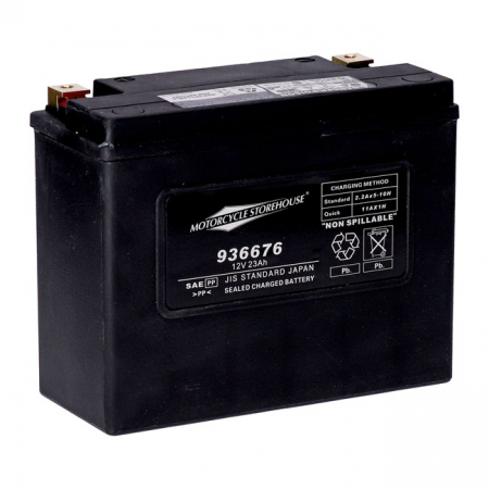 MCS, STANDARD SERIES - AGM SEALED BATTERY. 12V, 23AH. 360CCA