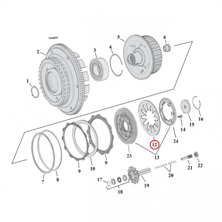 BARNETT DIAPHRAGM CLUTCH SPRING, HEAVY-D