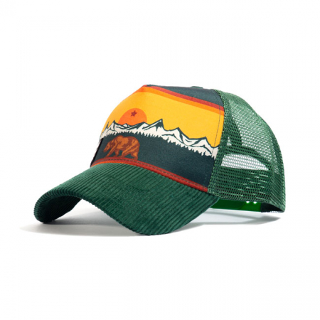 KING KEROSIN CALIFORNIA MOTOR STATE CAP GREEN