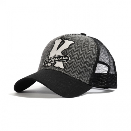 KING KEROSIN CALIFORNIA CAP BLACK/GREY