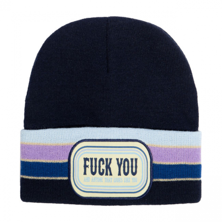 KING KEROSIN F*CK YOU BEANIE NAVY