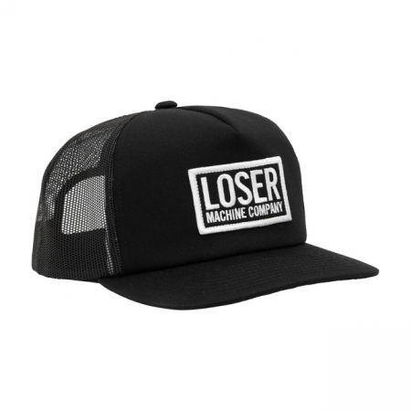 LOSER MACHINE BOX TRUCKER CAP BLACK