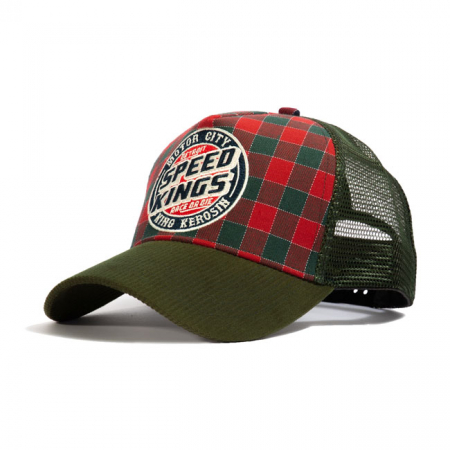 KING KEROSIN SPEEDKINGS CAP GREEN/RED