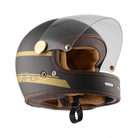 BY CITY ROADSTER CARBON II HELMET GOLD STRIKE