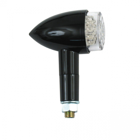 MINI BULLET TURNSIGNALS, BLACK (LED)