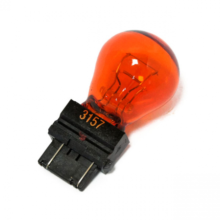 WEDGE TURN SIGNAL BULB #3157 BASE. AMBER LIGHT