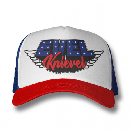 EVEL KNIEVEL - AMERICAN DAREDEVIL TRUCKER CAP