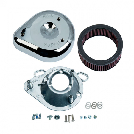 S&S 58MM SINGLE BORE FI AIRCLEANER KIT