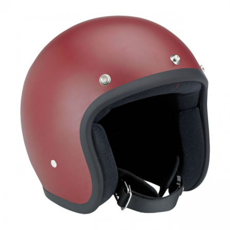 BILTWELL OPENFACE HELMET FLAT PRIMER RED