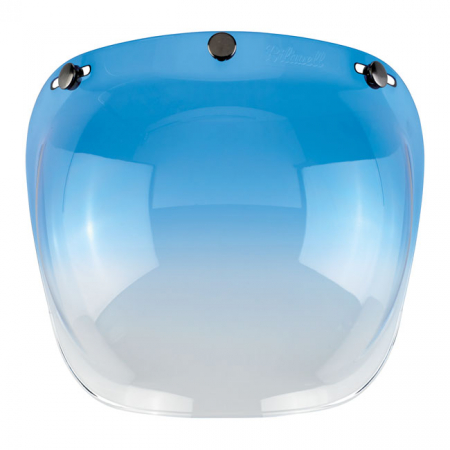 BILTWELL BUBBLE VISOR, BLUE GRADIENT