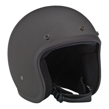 BILTWELL OPEN FACE HELMET FLAT BLACK OUT