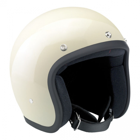 BILTWELL OPEN FACE HELMET VINTAGE WHITE