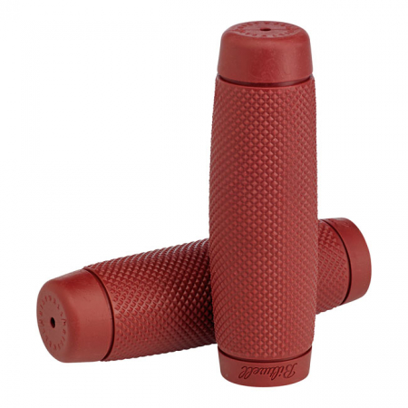 BILTWELL RECOIL GRIPS, RED FOR 1" H/B