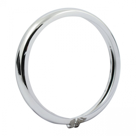 BATES STYLE HEADLAMP TRIM RING. 4-1/2". CHROME