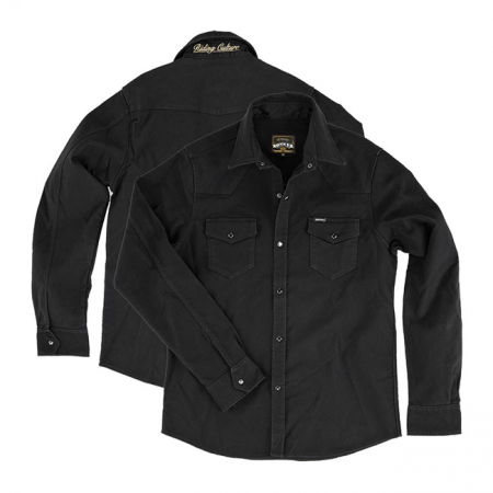 ROKKER BLACK JACK RIDER SHIRT BLACK