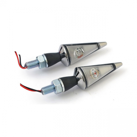 CONE LED TURNSIGNALS CHROME