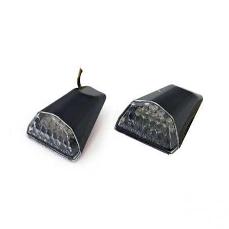 SWIFT, LED TURN SIGNALS. BLACK. CLEAR LENS